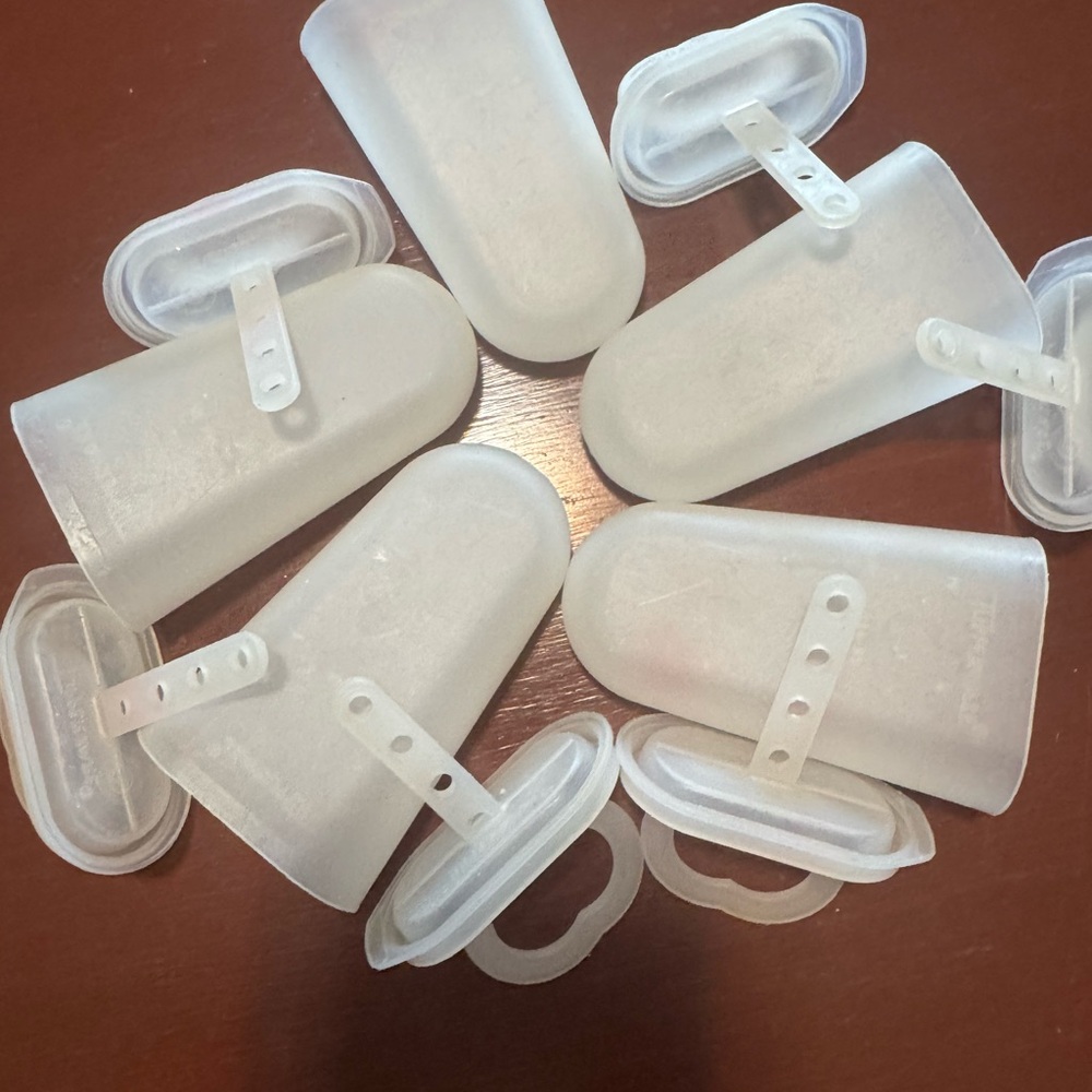TUPPERWARE Transparent Silicone Popsicle Molds